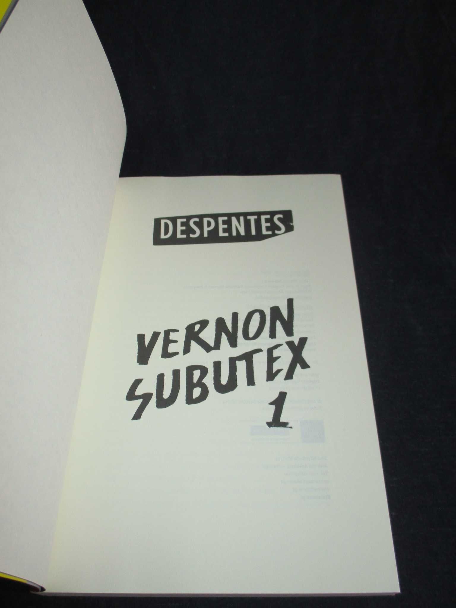 Livro Vernon Subutex Virginie Despentes 2 Volumes