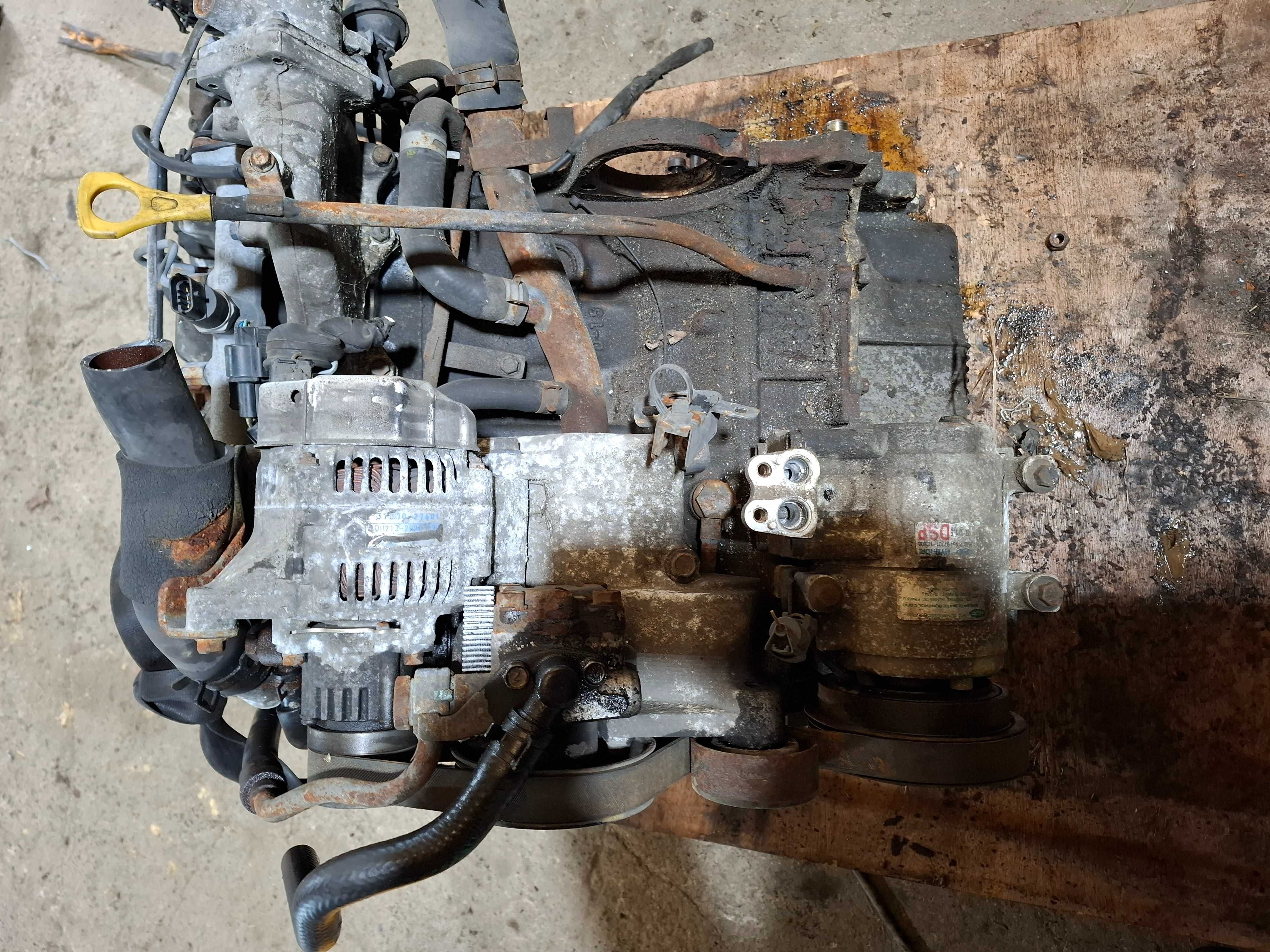 kompletny silnik wtryski turbo pompa accent 1.5 crdi d3ea