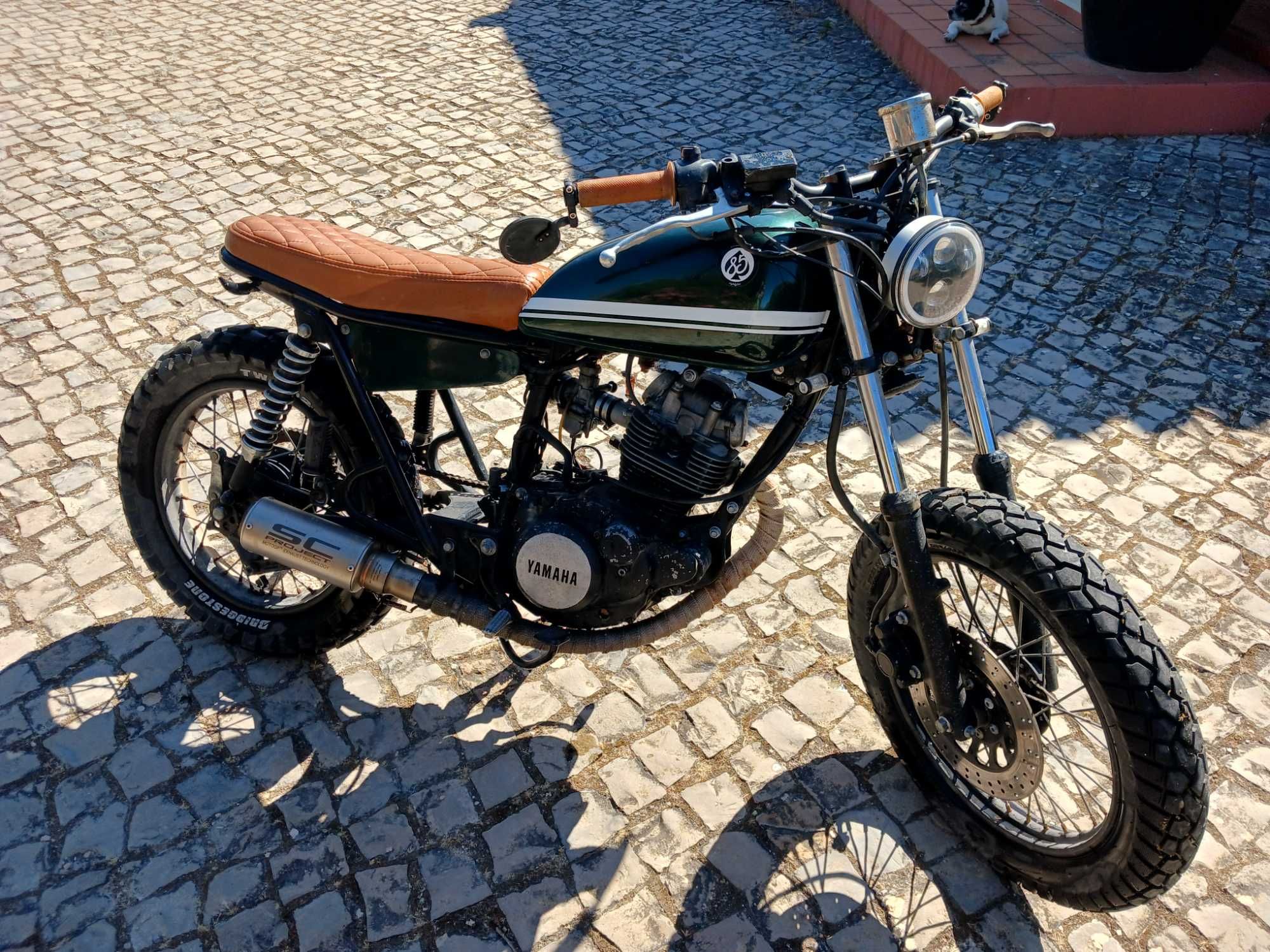 Yamaha sr125, Cafe racer