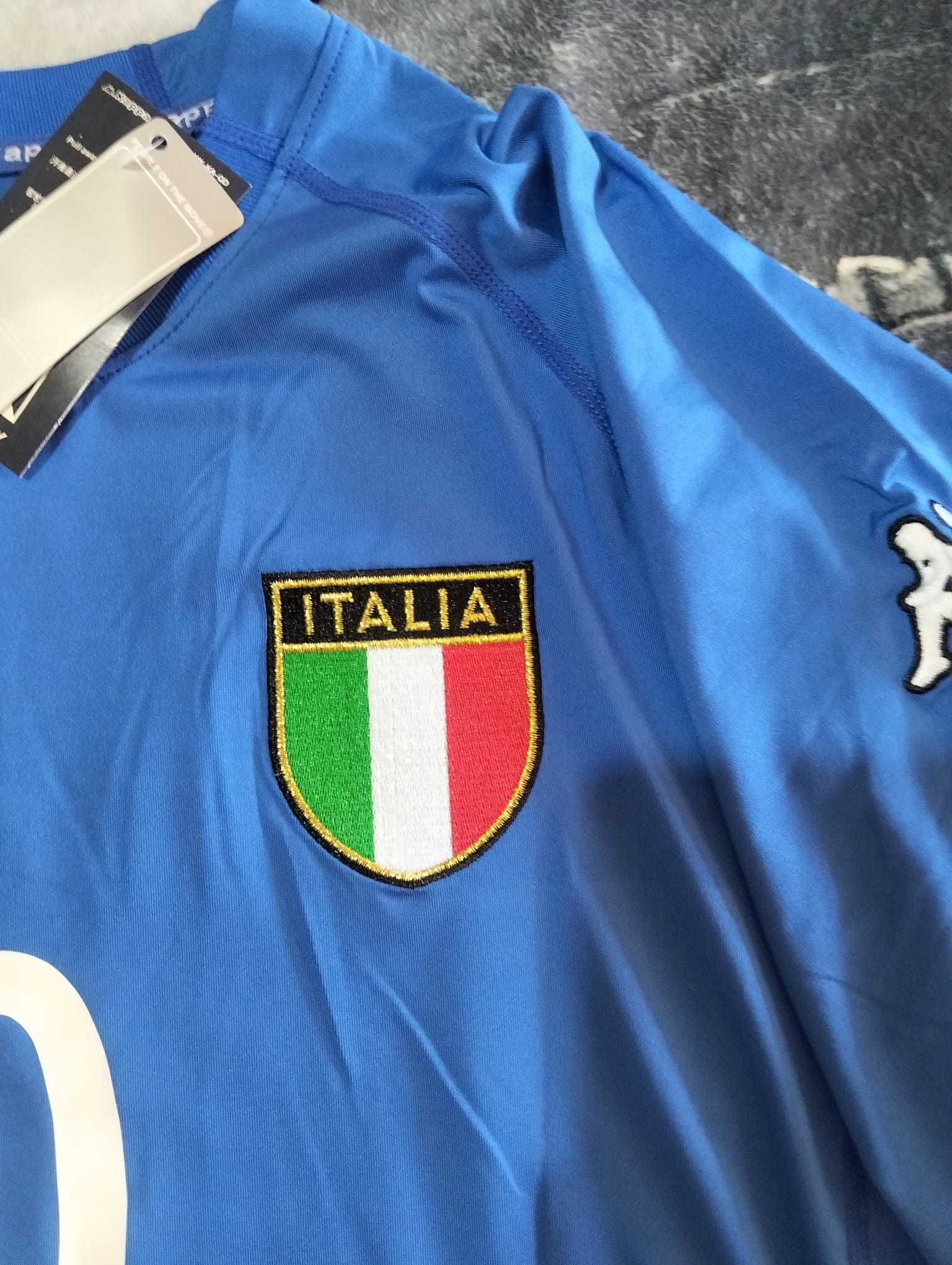 camisola kappa italia totti 10 tamanho L