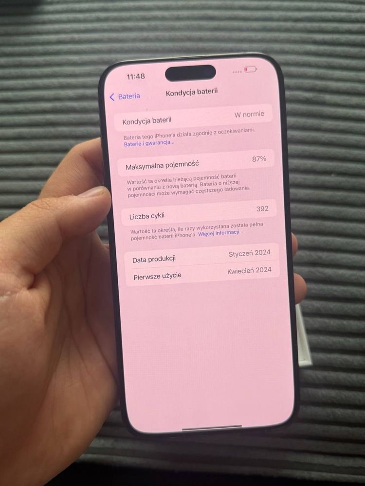 Iphone 15 pro max 256gb - BLOKADA OPERATORA
