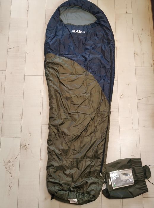 Śpiwór mumia turystyczny wyprawowy Alaska do -4°C dł. 220 cm