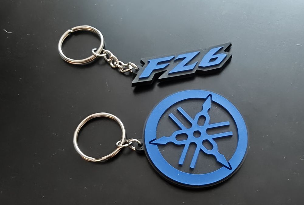 Breloki 2 szt. Niebieskie