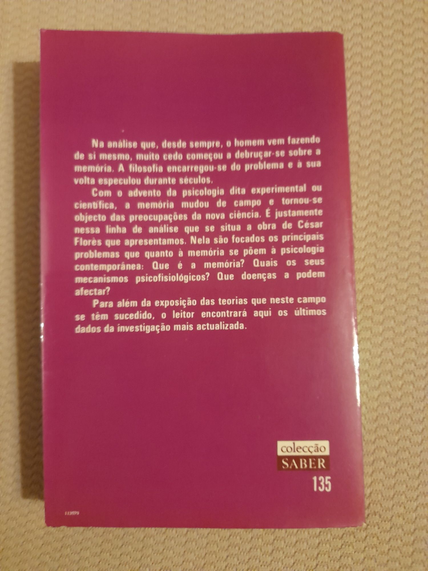 Livro "A memória"