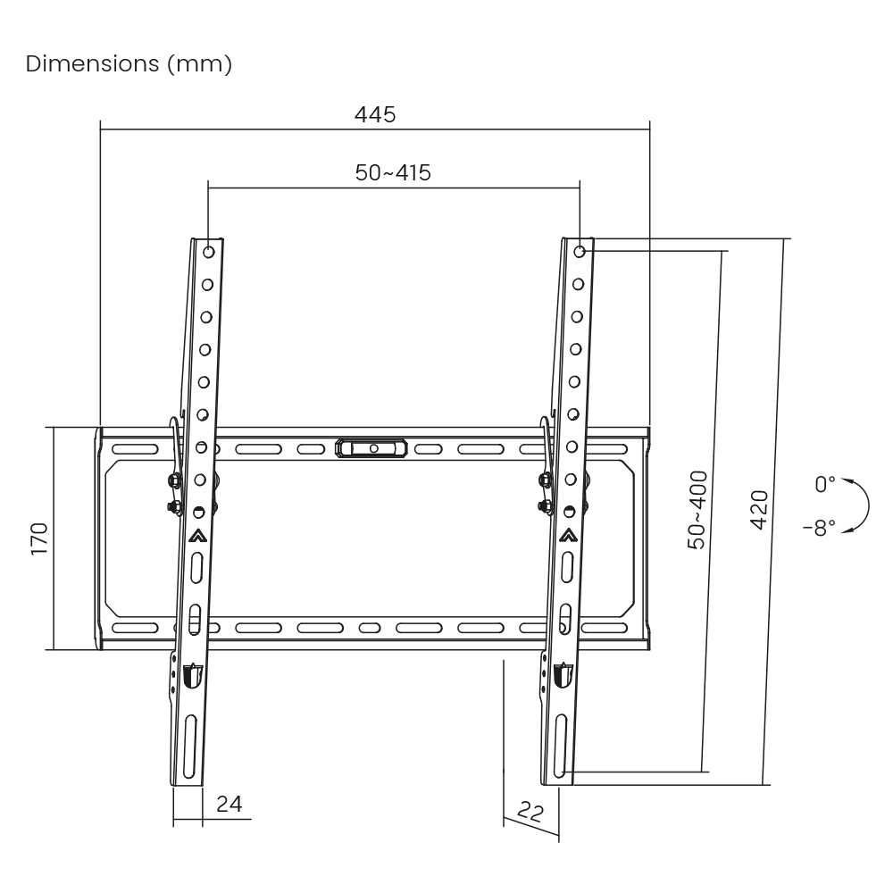 32"-55" Кронштейн для тв UniBracket BZ02-41 Кріплення для телевізора