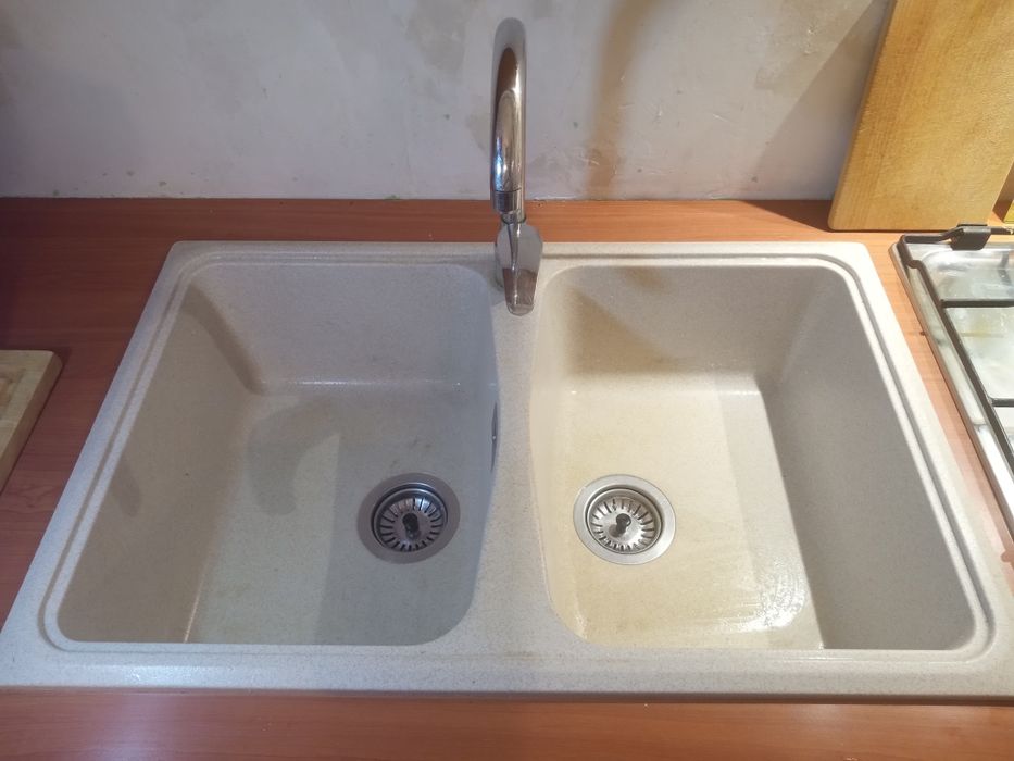 Sprzedam zlew granitowy beżowy