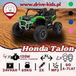 Drive-kids.pl > Buggy na akumulator dla dzieci Honda Talon 4x4 24v