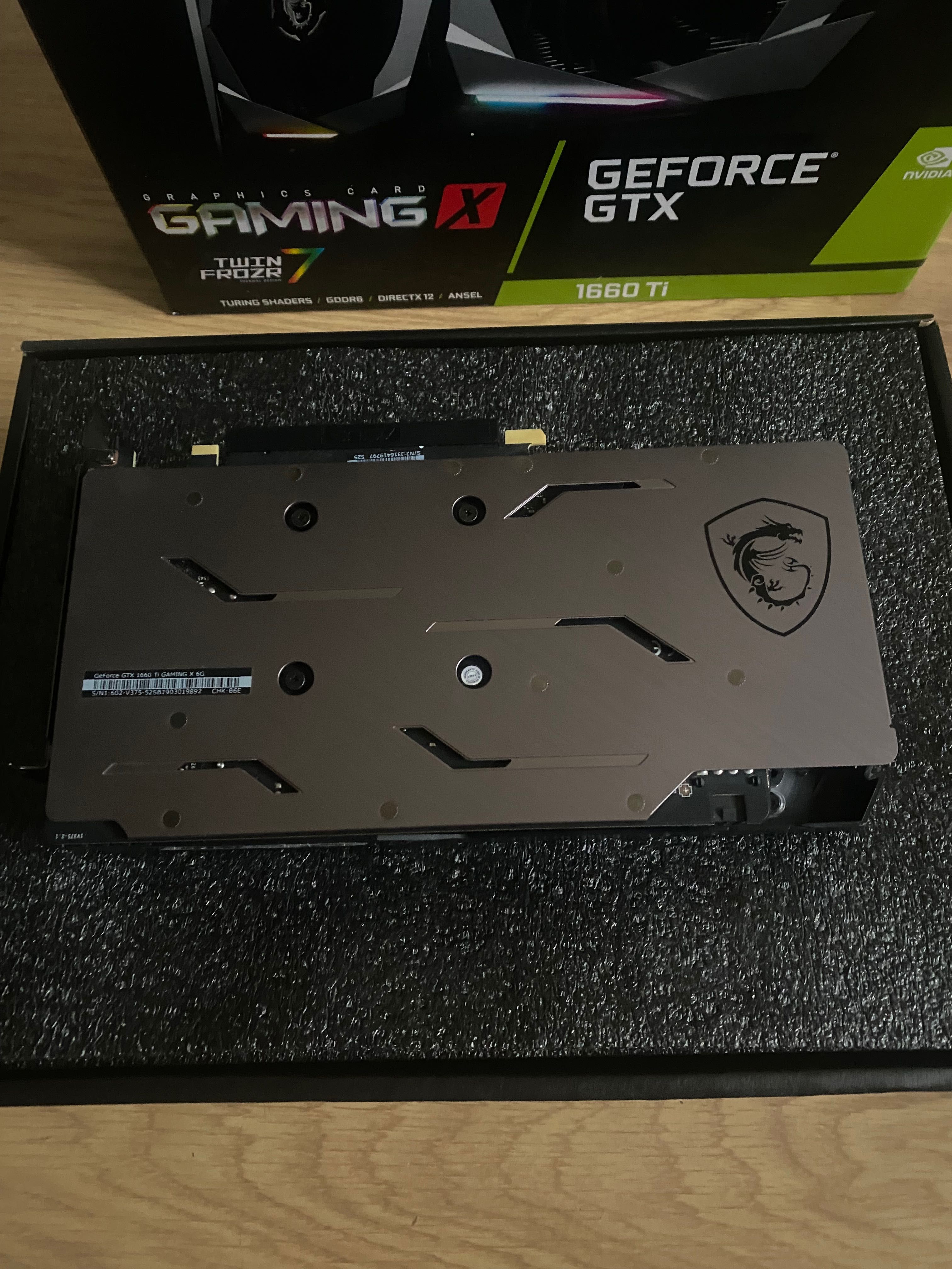 Karta graficzne  msi Geforce 1660 ti