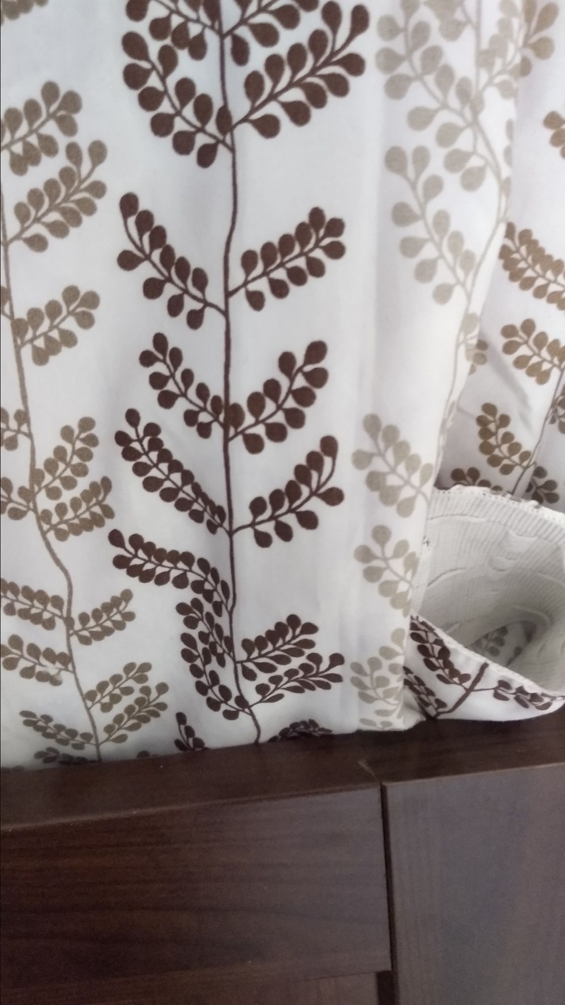 Zasłony kwiat koła Ikea 260x150 gałązki
