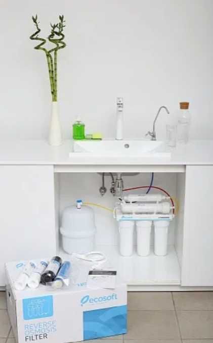 Cистеми зворот.осмосу Ecosoft Standard 5-50 та 6-50, монтаж/сервіс