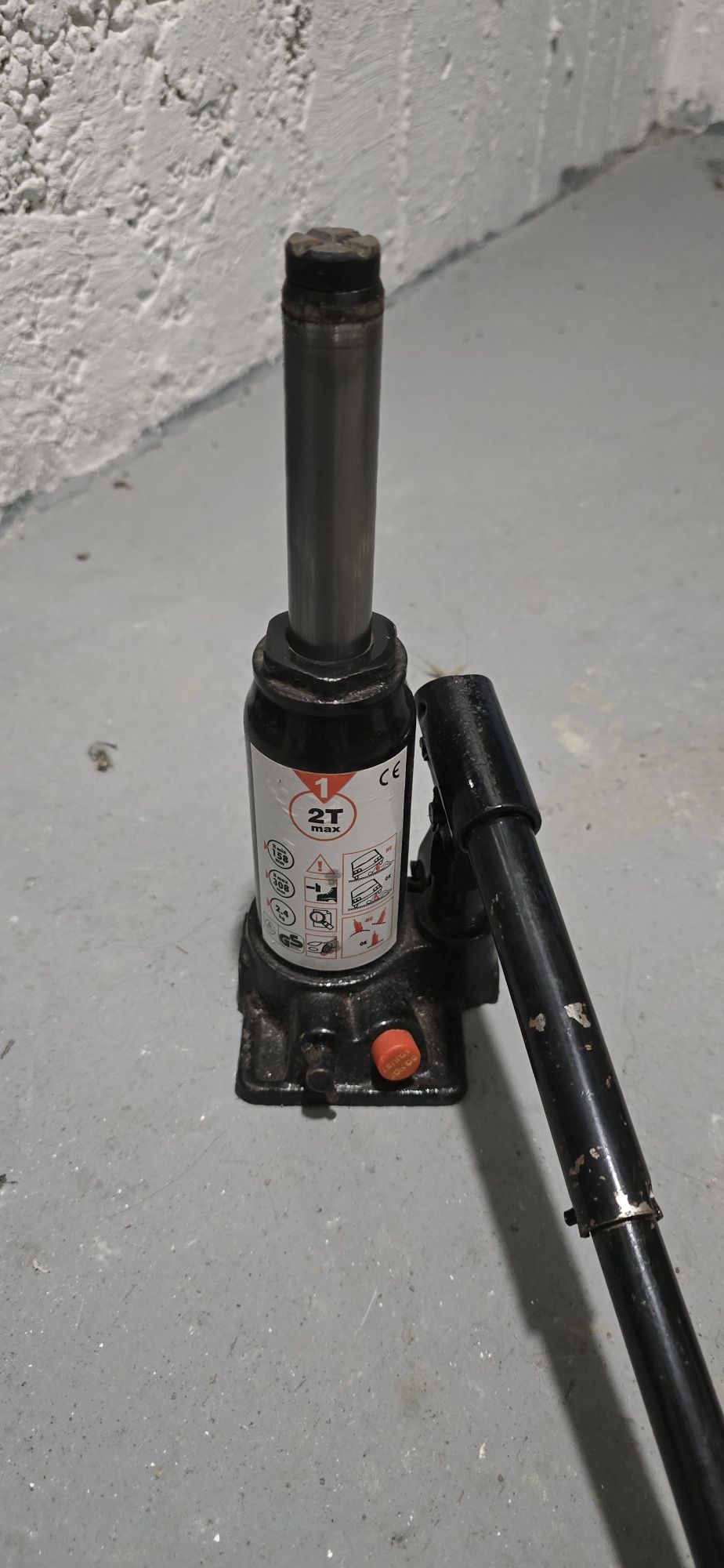 Podnośnik Hydrauliczny Słupkowy 2T Żaba Lewarek