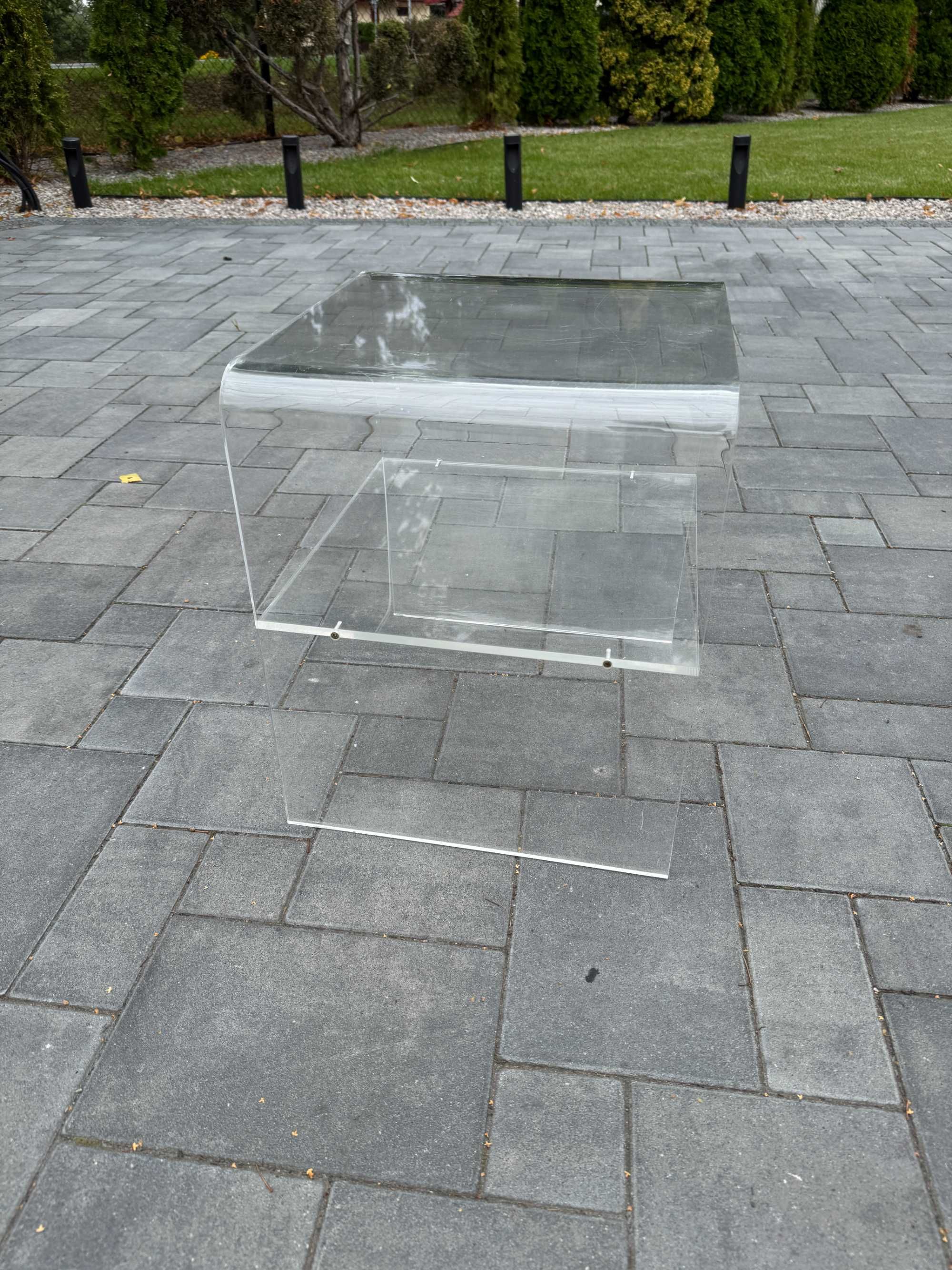 Stolik Plexiglass Plexi Vintage