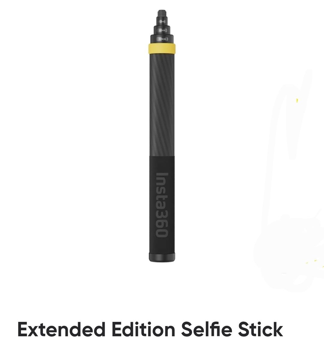 Extended Edition Selfie Stick 3 Metros insta360