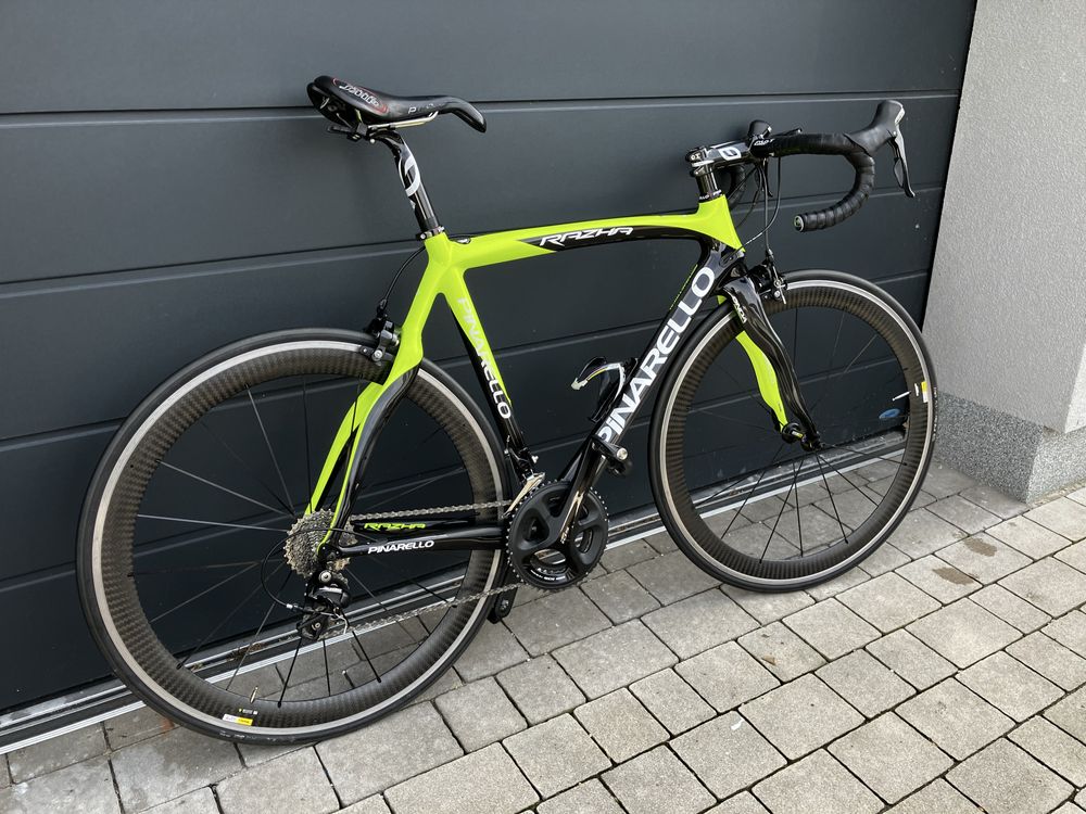Pinarello Razha 105 – Karbonowy szosowy, Mavic Cosmic SLS, Garmin SPD