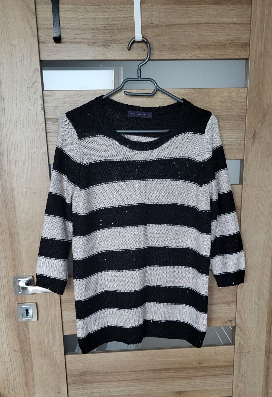 Sweter w paski Marks Spencer r. M