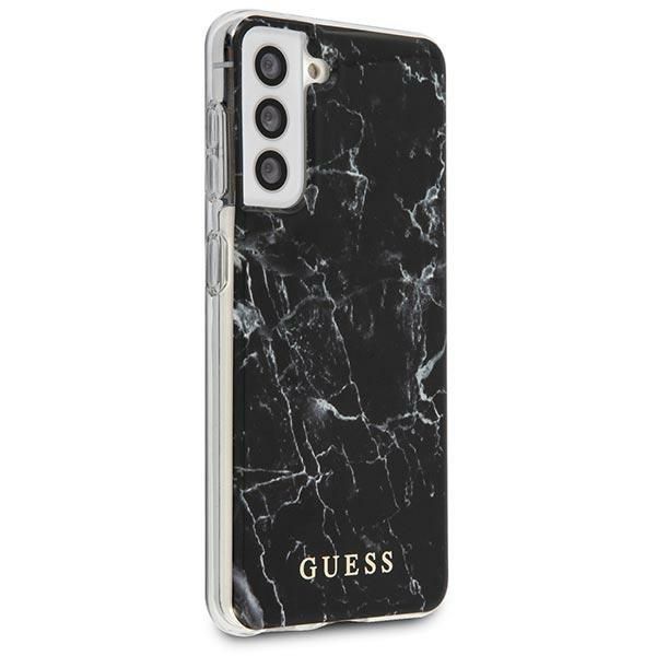 Guess Guhcs21Mpcumabk S21+ G996 Czarny/Black Hardcase Marble