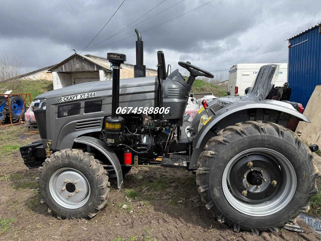 Мінітрактор Скаут XT-244 редукторний міст (3*1) Двигун KM 385ВТ Кредит