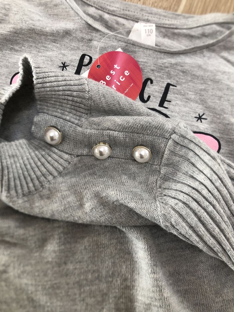 Nowe Spodnie bluzka sweter H&M George Lefties River Island 110/116
