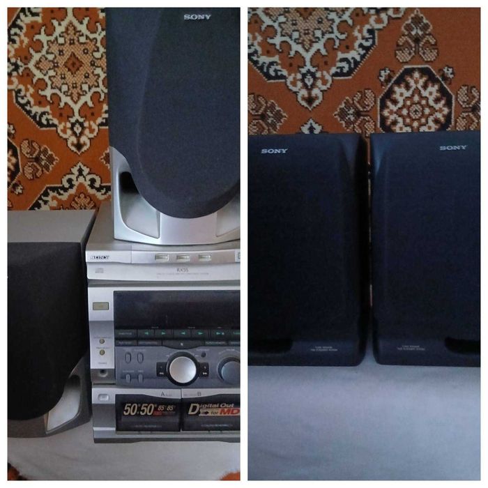 АС SONV модель SS H 801V  та музичний центр SONV HCD-RX 55