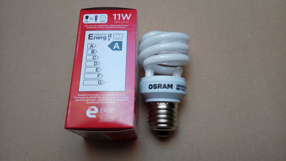 Lâmpadas LED E27 Novas - 36 Unidades (11W/60W e 12W/65W)