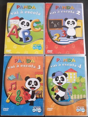 Colecao DVDS Panda Vai A Escola Nao Faco Envios Entrego Em Mao
