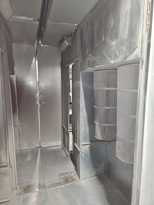 kabina lakiernicza do lakierowania proszkowego