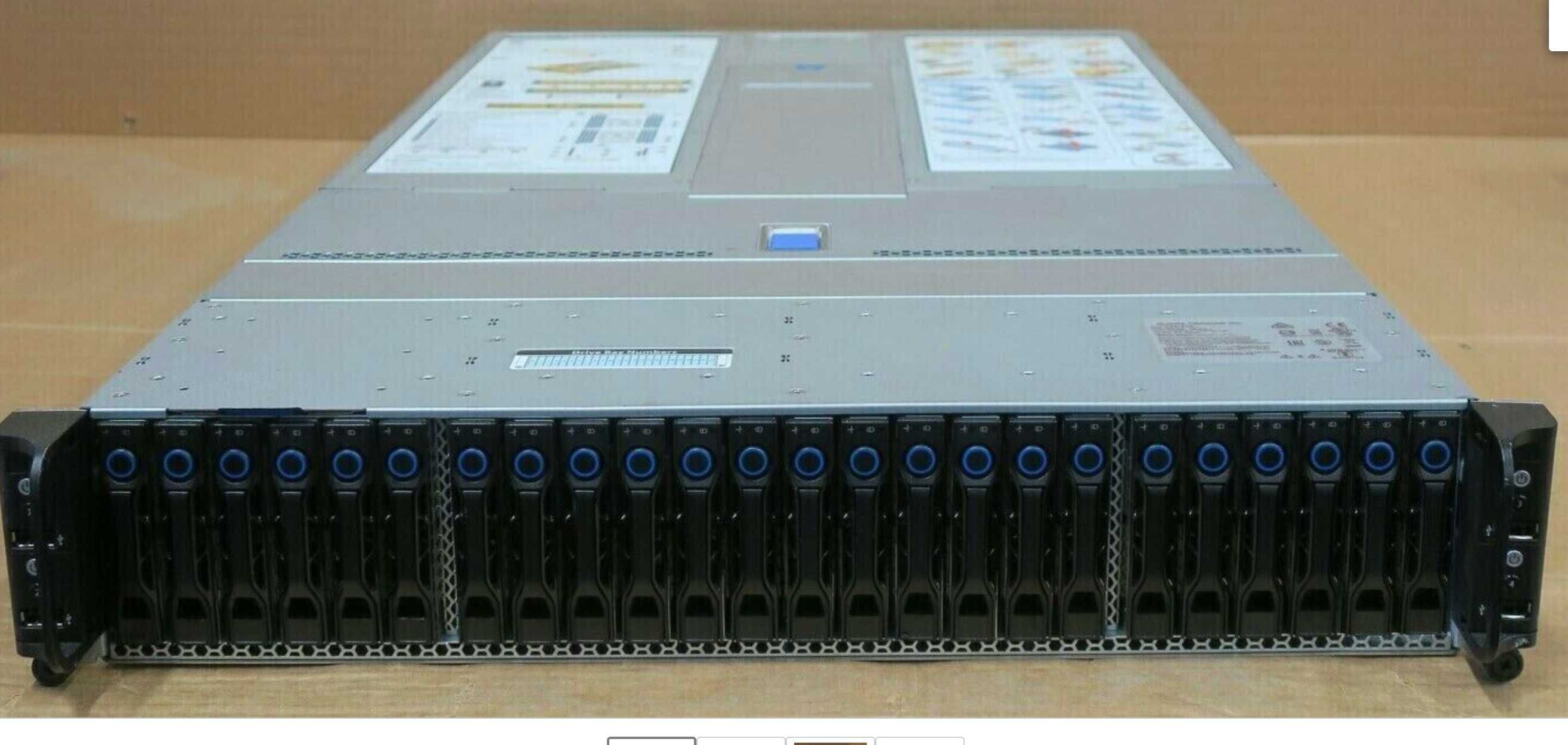 Сервер Quanta T41S-2U (4-node, 4 независимых ноды)