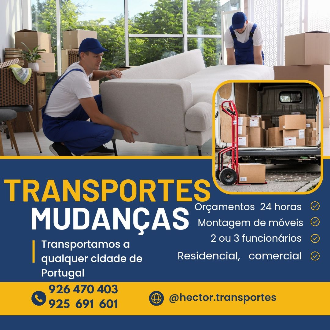 Mudanças e Transportes