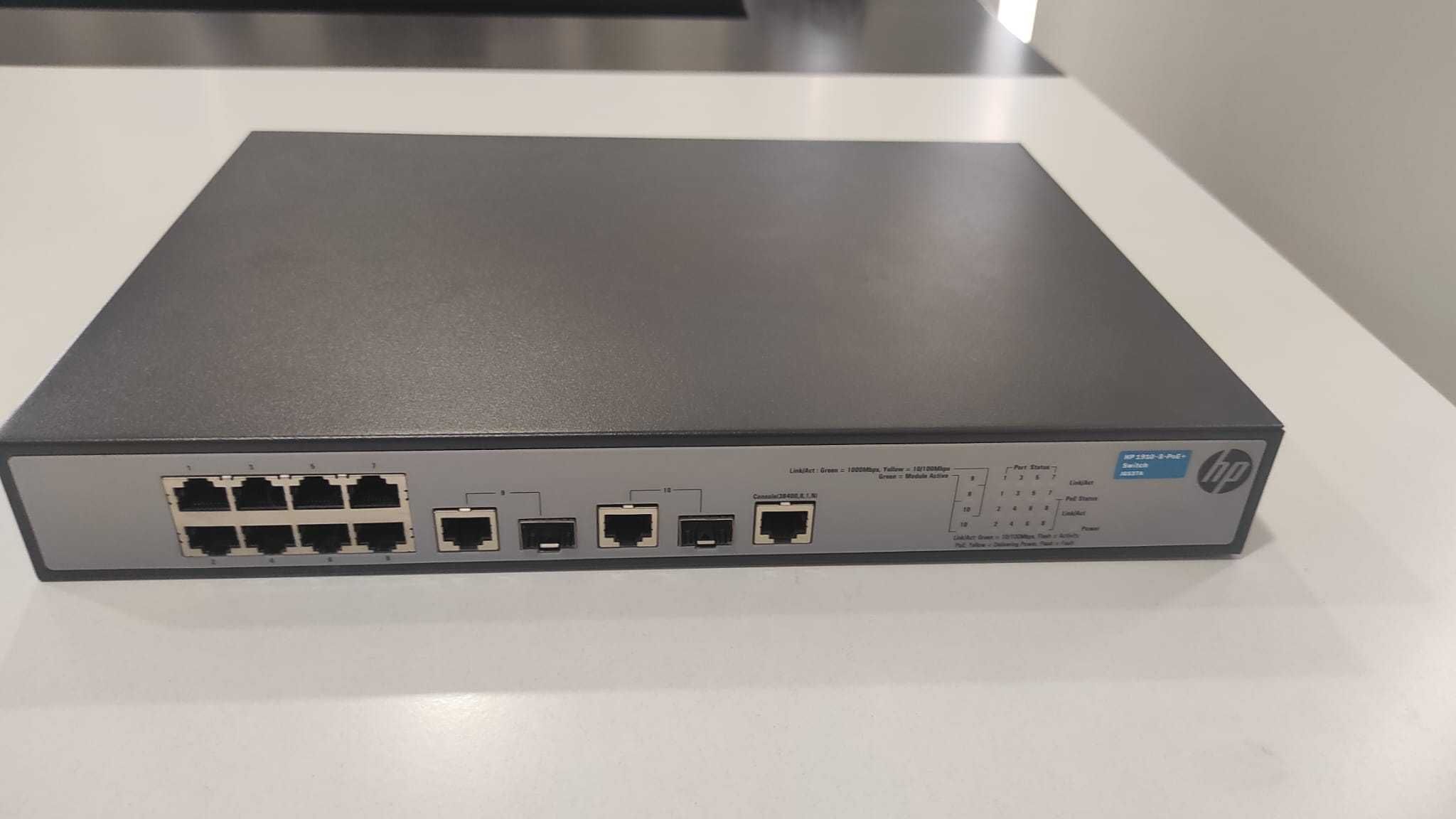 HPE OfficeConnect 1910 8 PoE+ Switch (JG537A) (COMO NOVO)