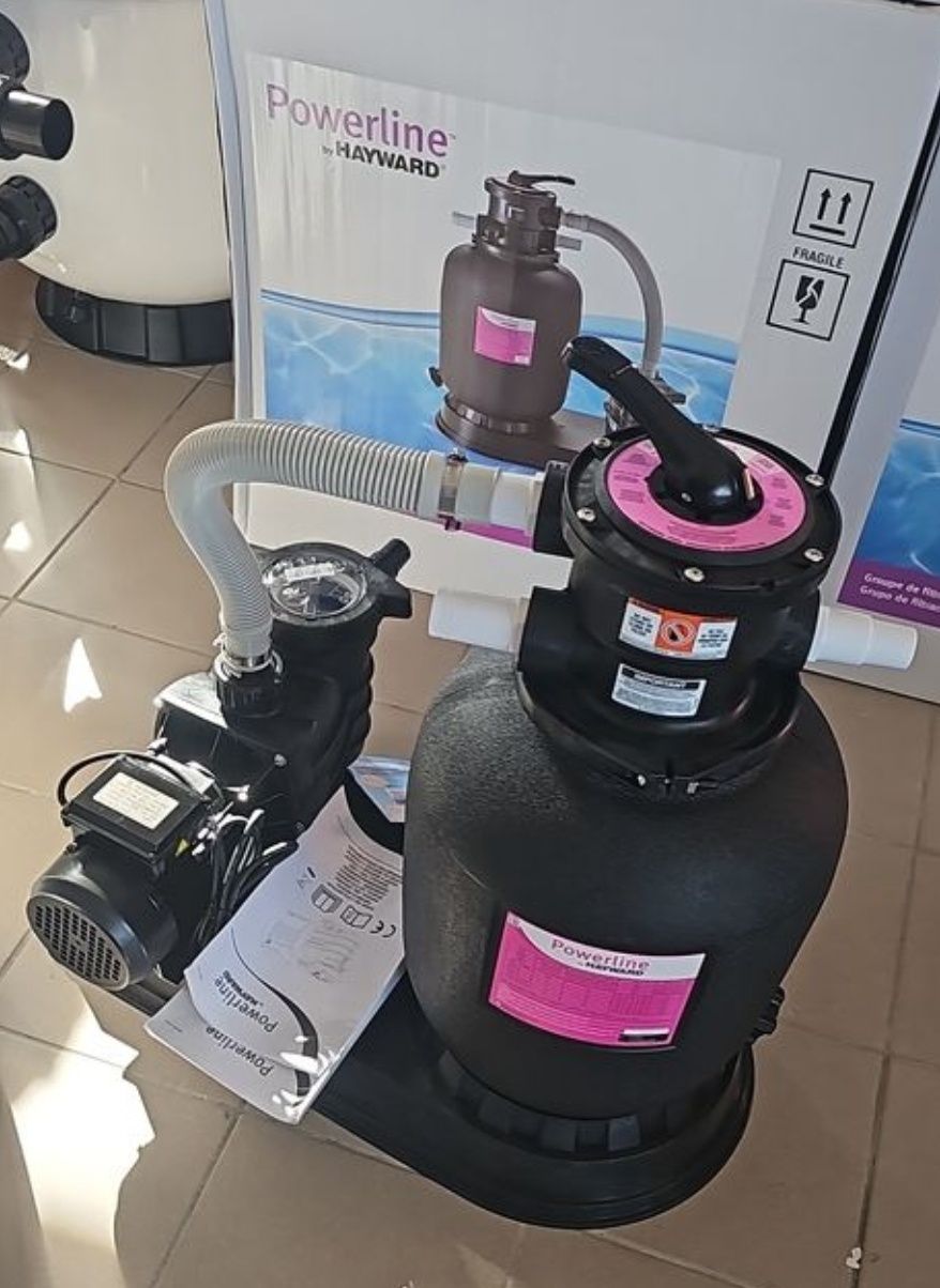 Conjunto Powerline Kit Filtro e Bomba 350 piscina Gre, Bestway, Intex