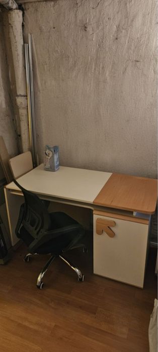 Biurko Timoore Limo Białe -  krzesło gratis