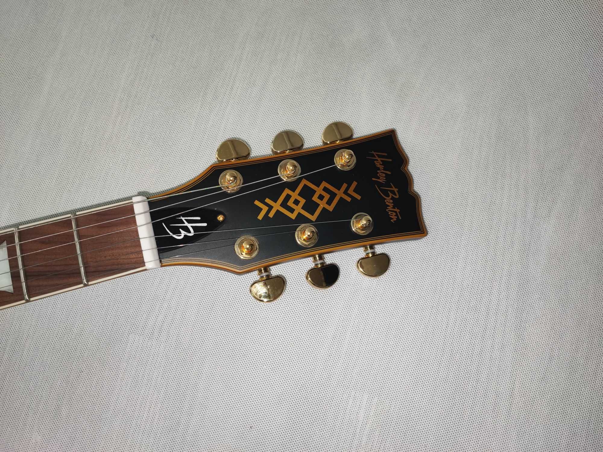 HARLEY BENTON SC-CUSTOM III VBK gitara Les Paul ustawiona lutniczo