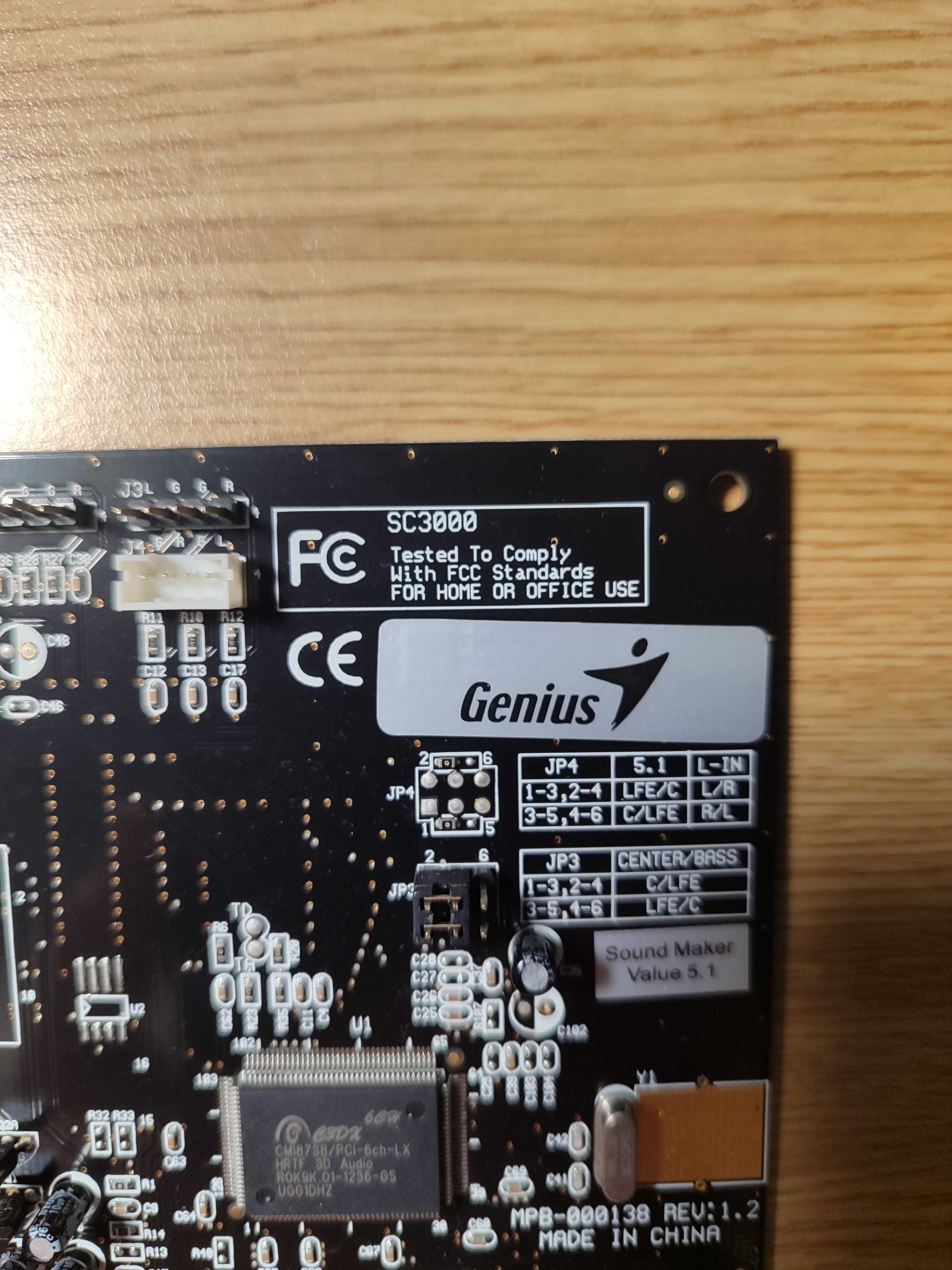 Genius Sound Maker Value 5.1 – Placa de som PCI