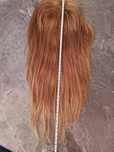 Topper z naturalnych włosów blond