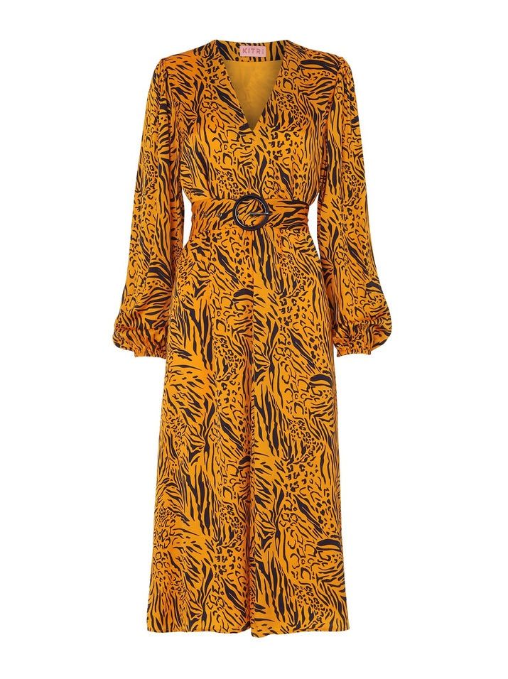 Гарне якісне плаття анімалістичний принт Kitri, 100% віскоза, оригінал