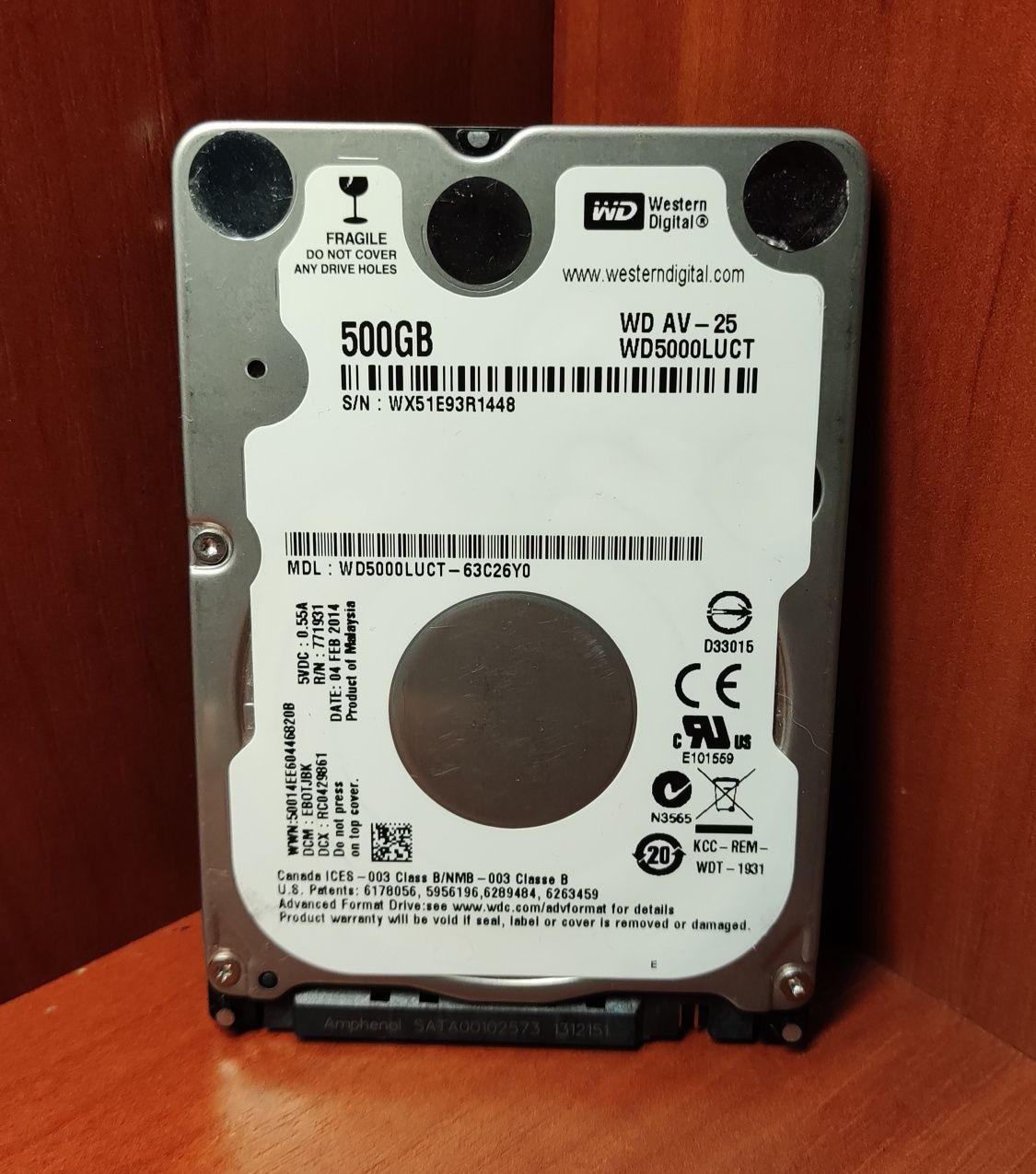 Жёсткий диск Western Digital 500gb