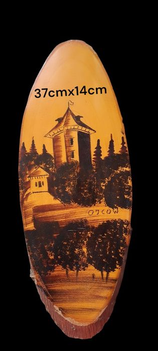 Obraz pamiątkowy na drewnie Ojców