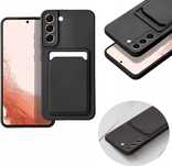 Phone case/etui na telefon Samsung Galaxy S21 Plus z kieszonką czarny