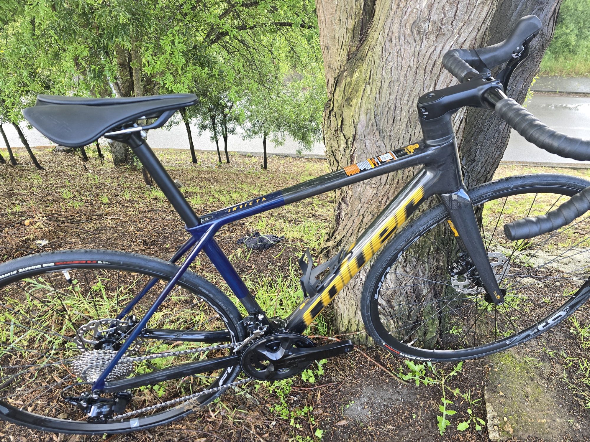 Bicicleta de estrada disco carbono 12x2v nova