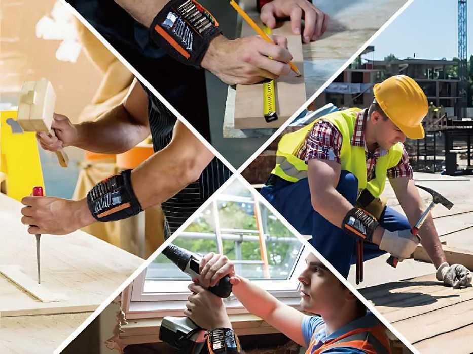 Opaska magnetyczna na śruby gwóździe narzędzia nadgarstek mocna rękę