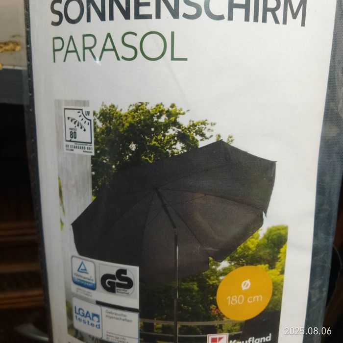 Parasol ogrodowy 180 cm
