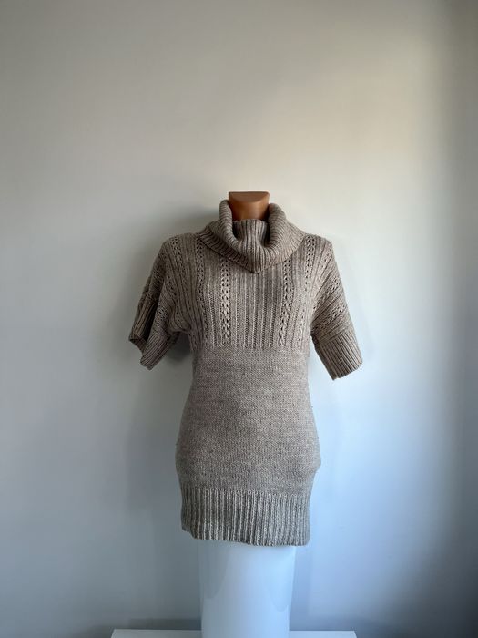 Sweter/ tunika golf wełna alpaka