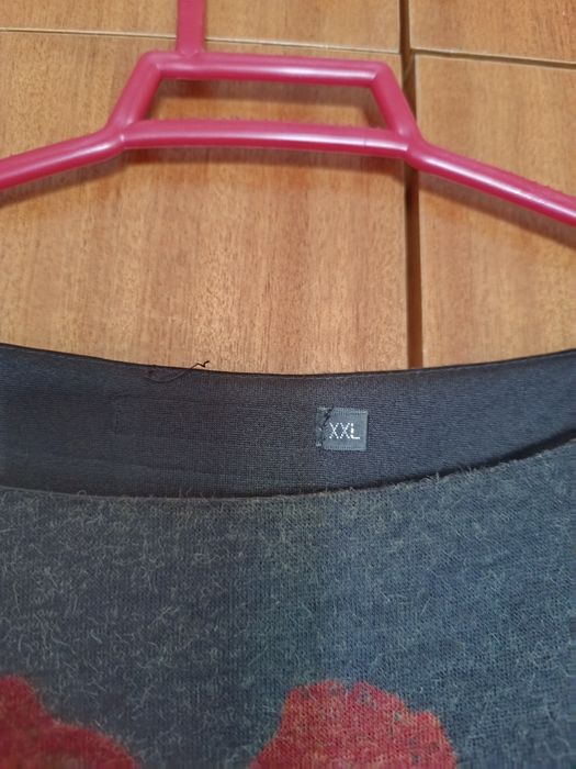 mini-vestido (tunica) em malha ,com cinto