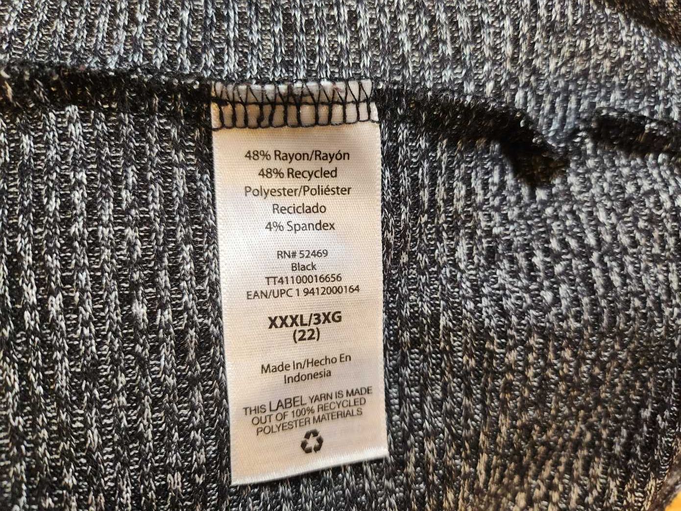 Sweter bluzka z długim rękawem XXXL z USA