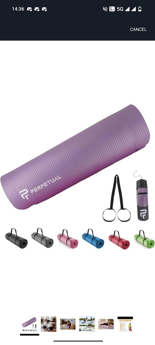 Tapete Yoga Azul