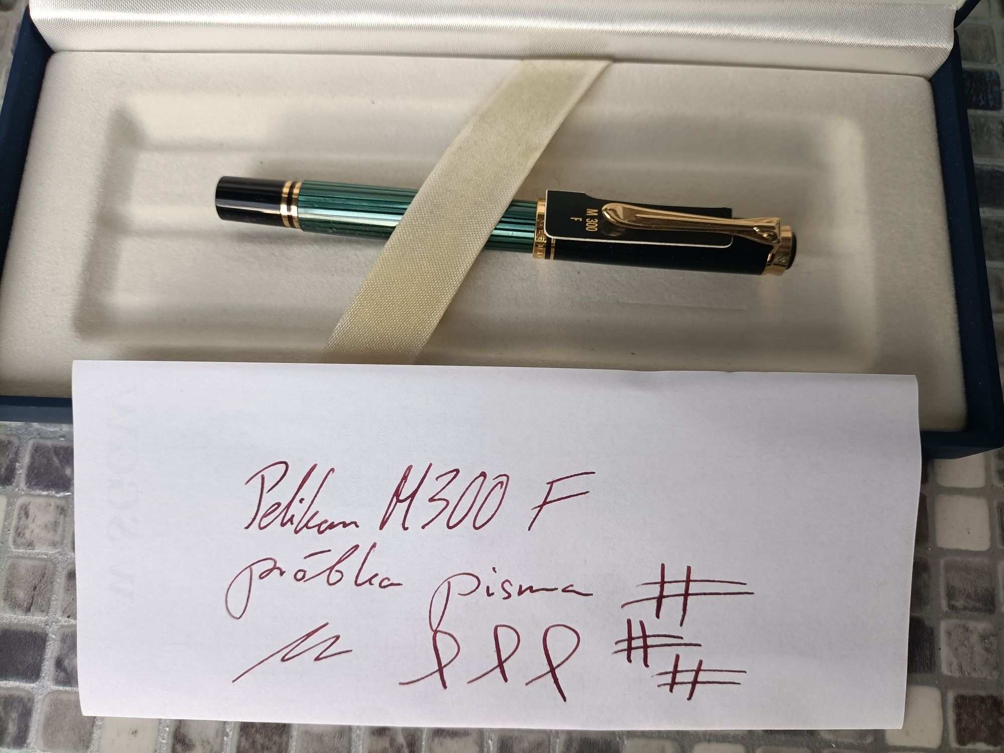 Pióro wieczne Pelikan Souveran m300 Unikat mniejsze niż m400 złota 14k