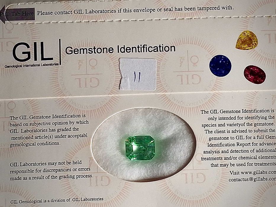Topazio 8.46 ct + certificado GIL