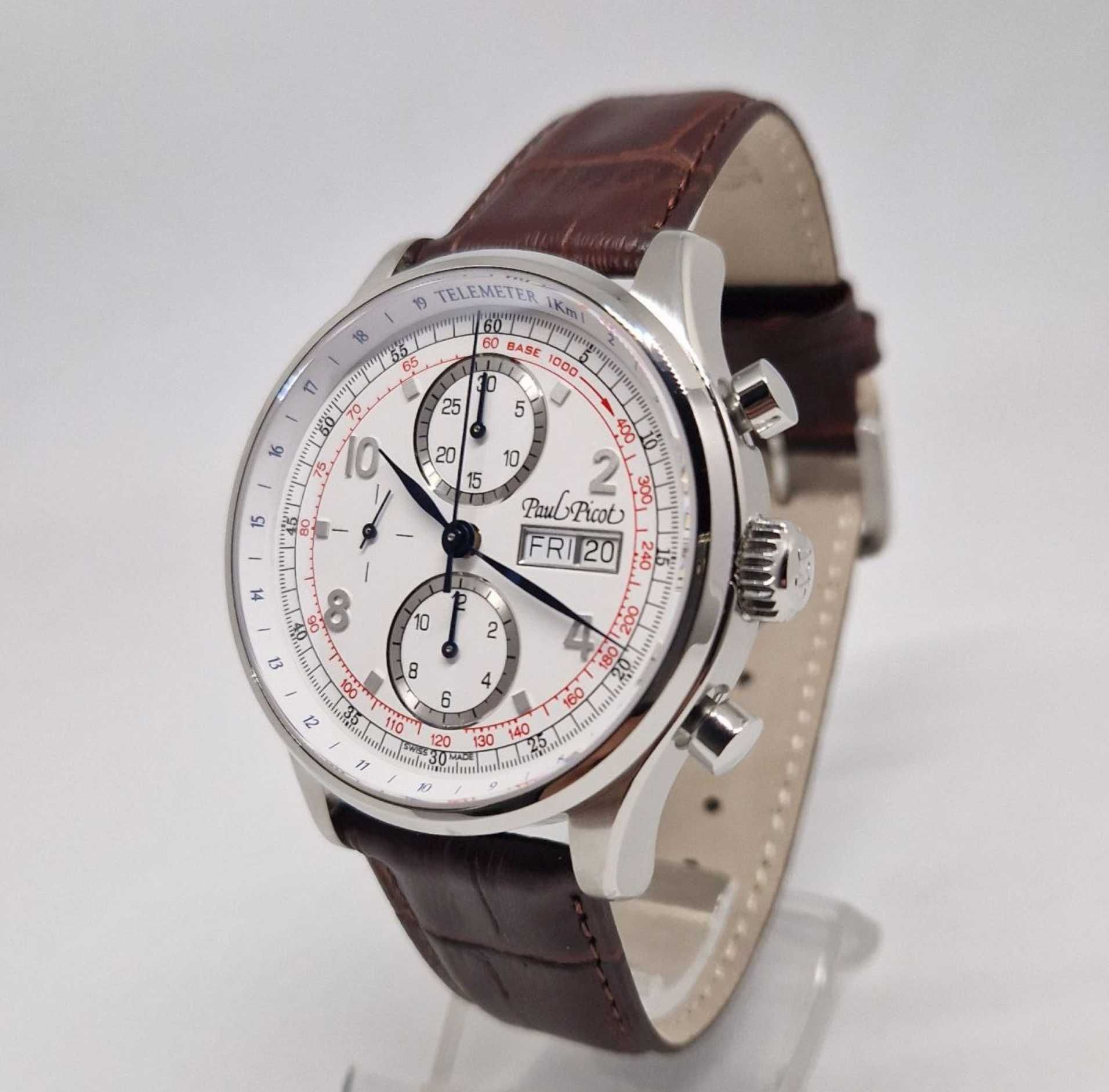 Чоловічий годинник Paul Picot Gentleman 43mm Chronograph Mechanical