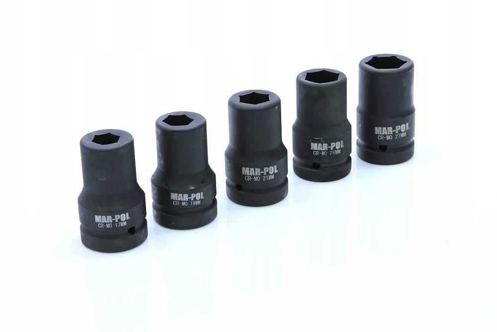 Nasadki Udarowe Sześciokątne 1'' 17-41Mm 10 Szt