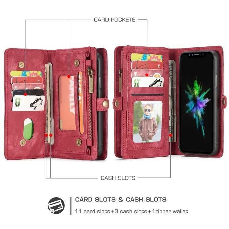Кожаный чехол-кошелек CaseMe для iPhone